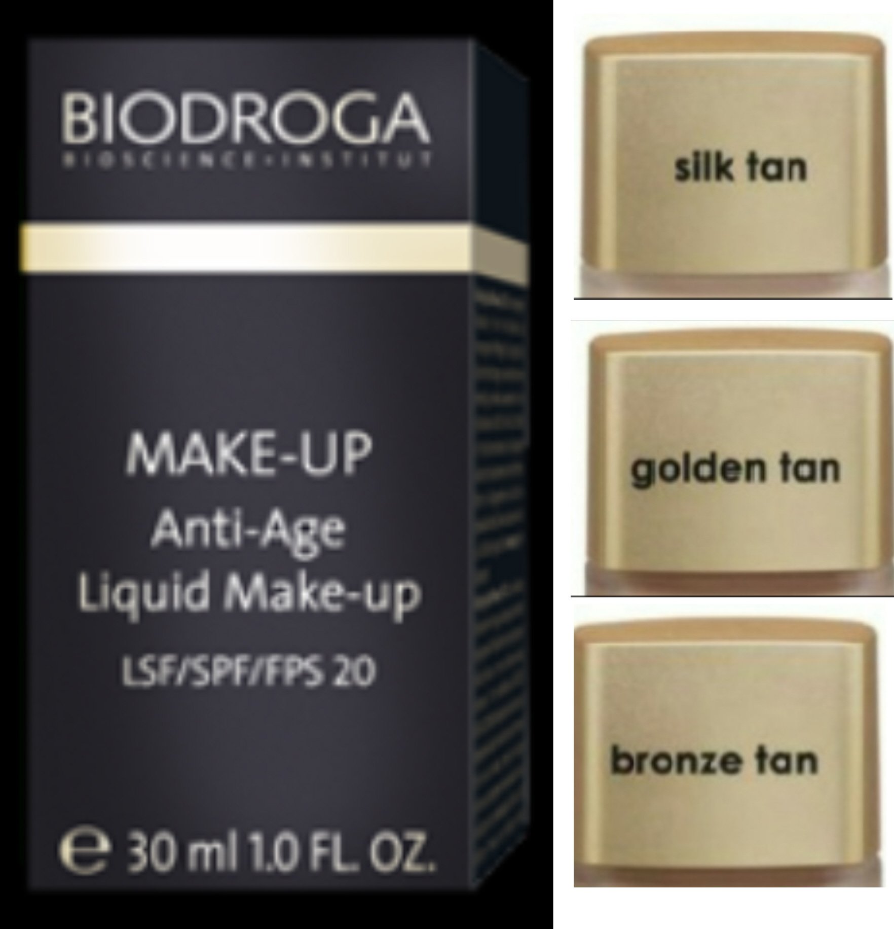 Biodroga Liquid Make Up 01 30mlx3セット Biodroga Anti-age Liquid